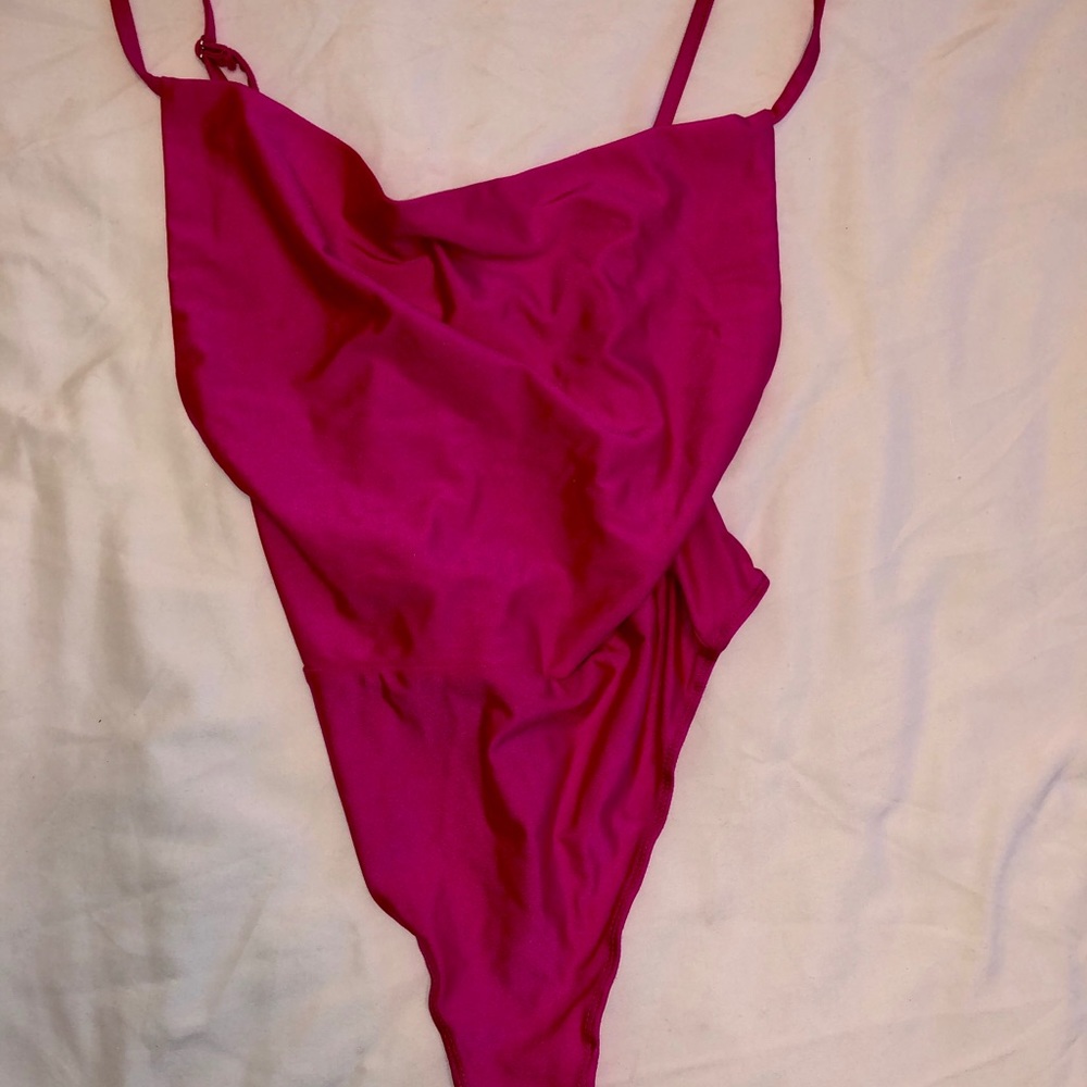 FOREVER 21 COWL NECK BODYSUIT